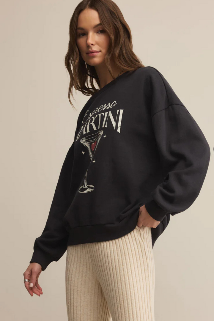 Oversized Espresso Martini Sweatshirt