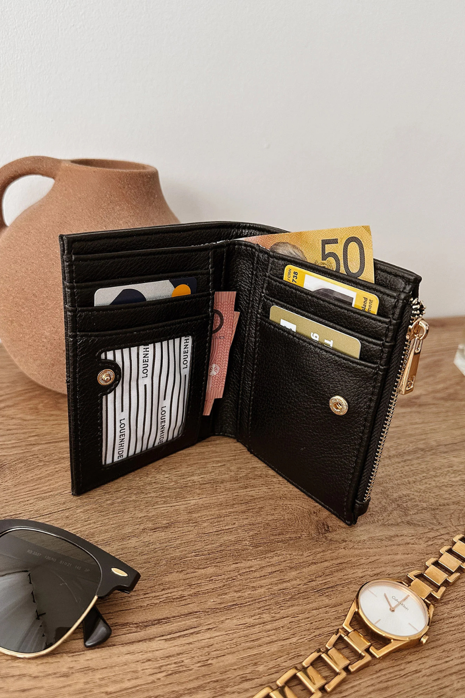 Blondie Wallet in Black