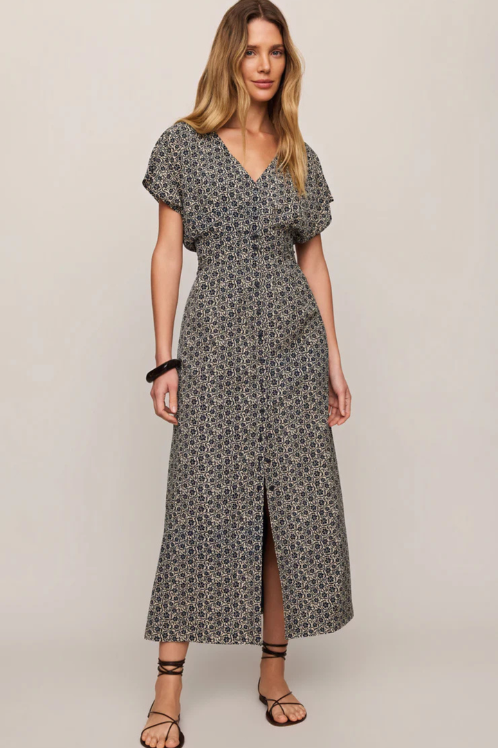 Z Supply Sanna Iris Floral Maxi Dress