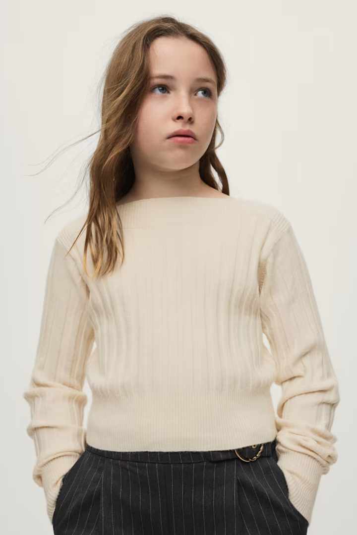 Mayoral Girl Ribbed Crop Top