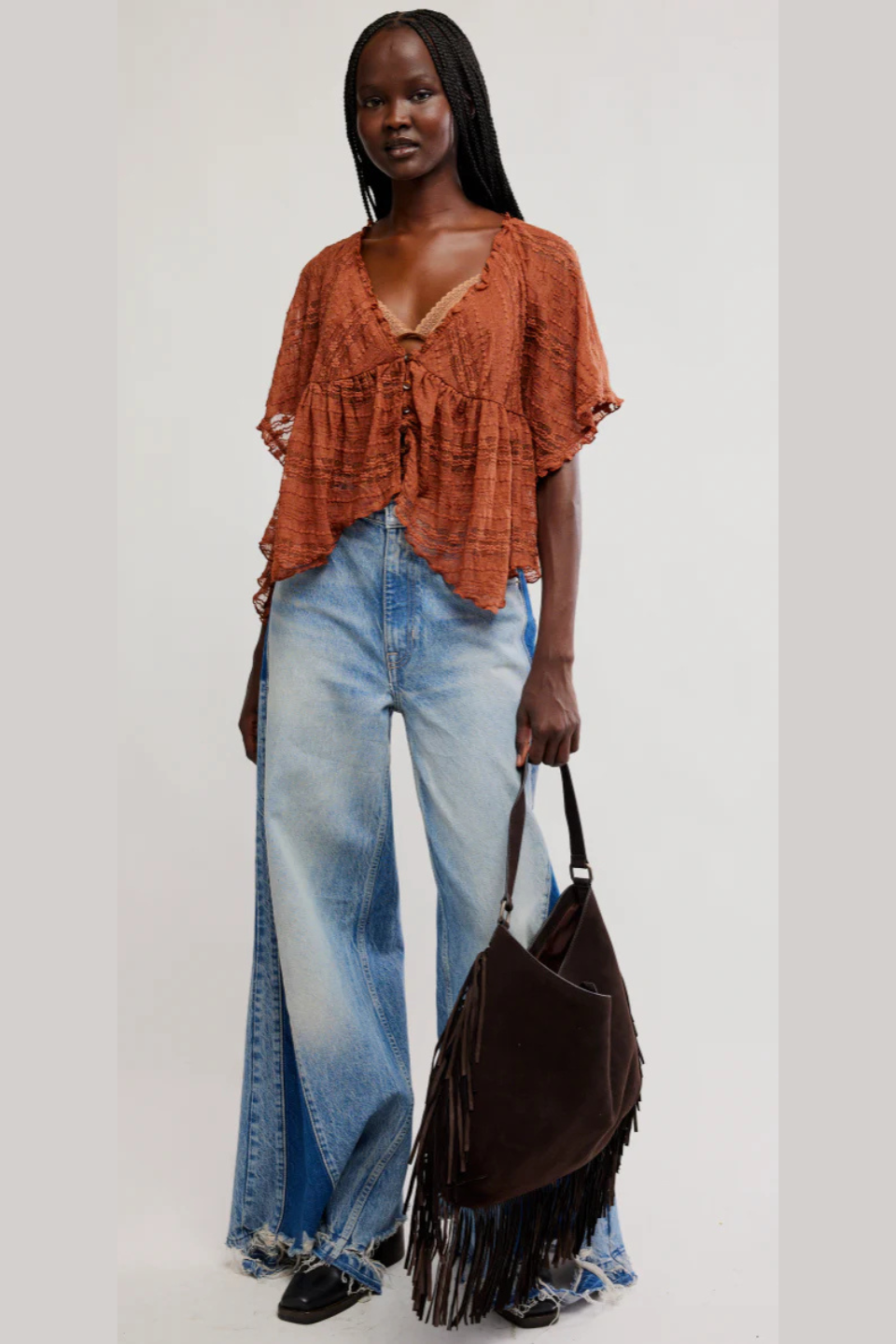 Free People in Your Dreams Lace Top FREE PEOPLE