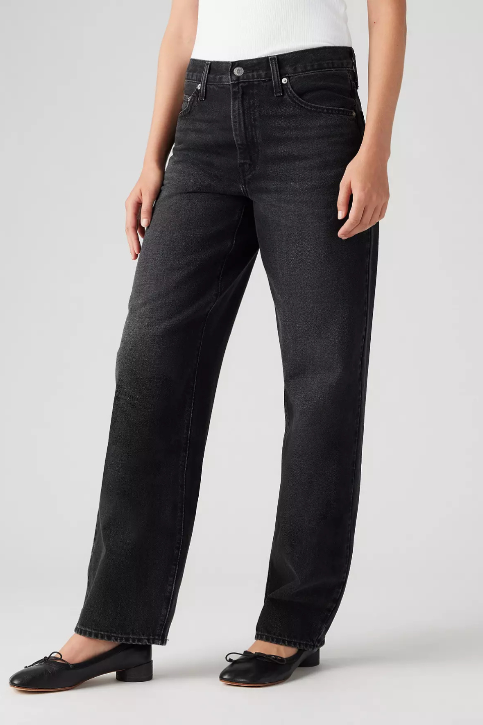 Baggy Dad Jeans in Shrink Up