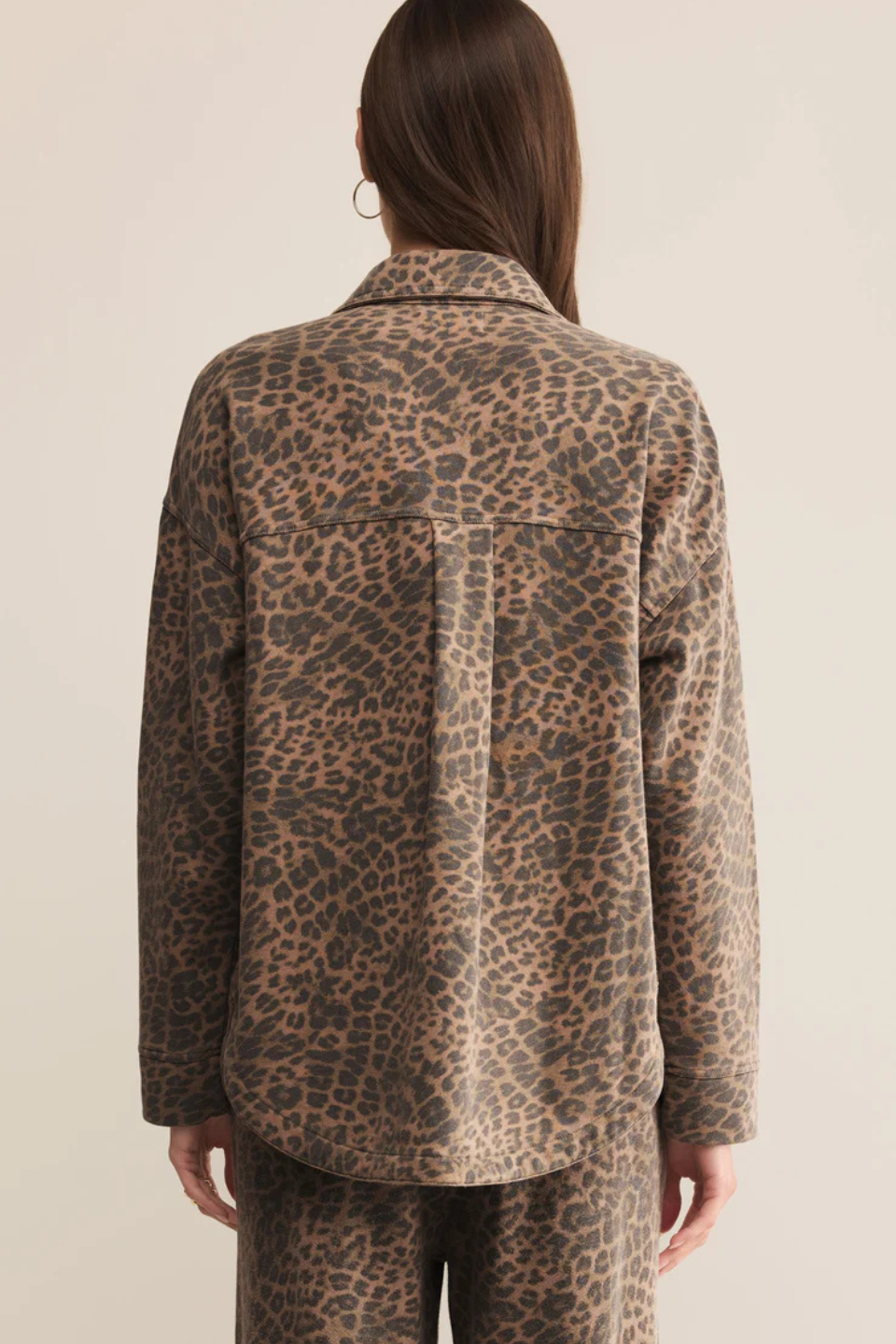 All Day Knit Leopard Jacket