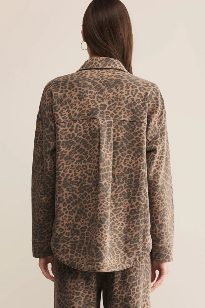 All Day Knit Leopard Jacket