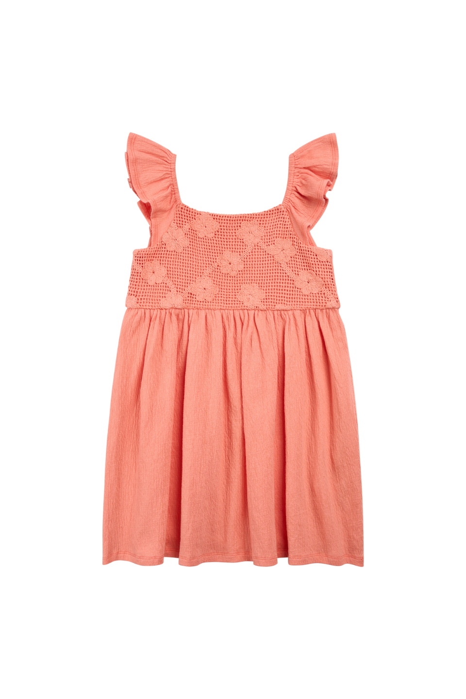 Flutter Sleeve Dress - Hot Peppers Clothing