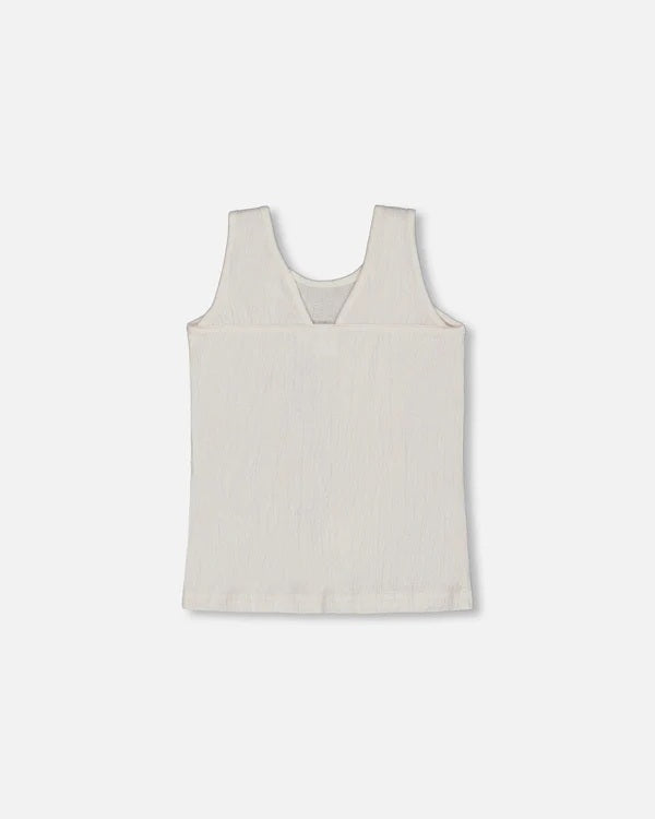 Crinkle Jersey Tank Top