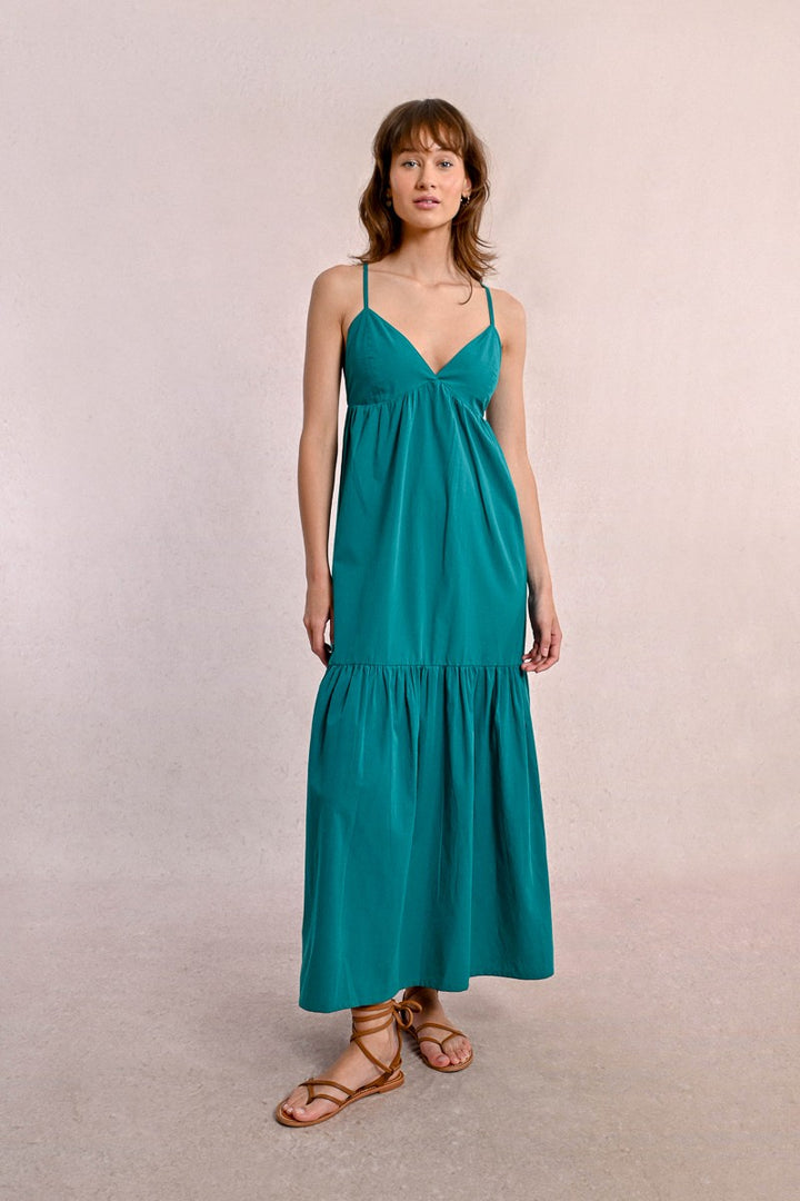Long dress crossed in the back