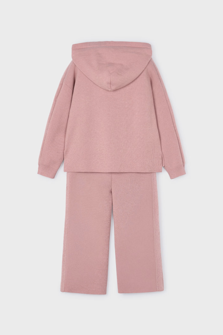 Knit Pants and Hoodie Set