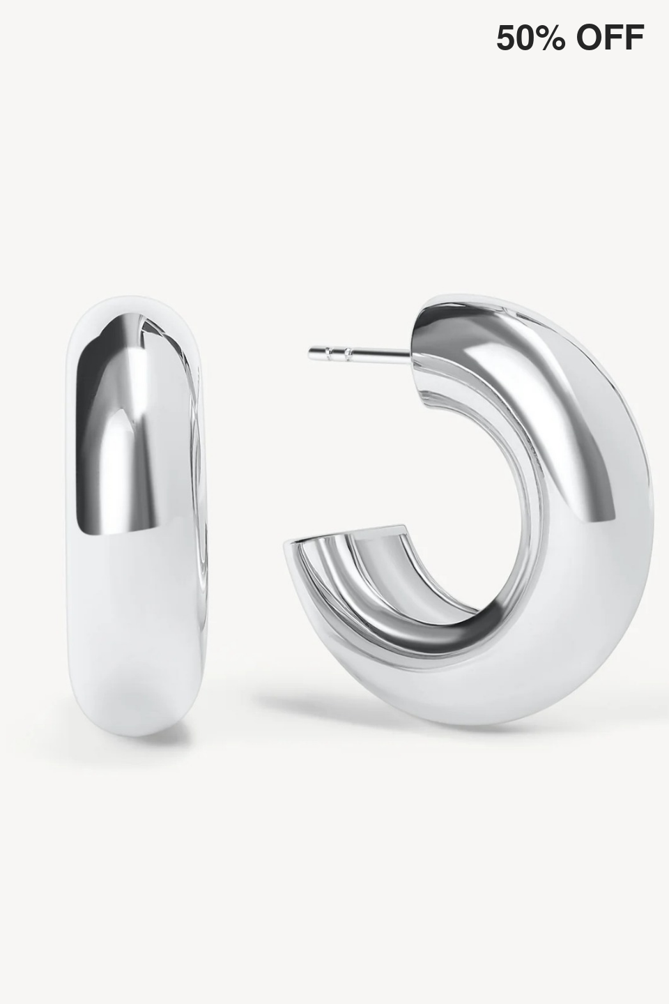 Chunky Statement Hoop Earrings