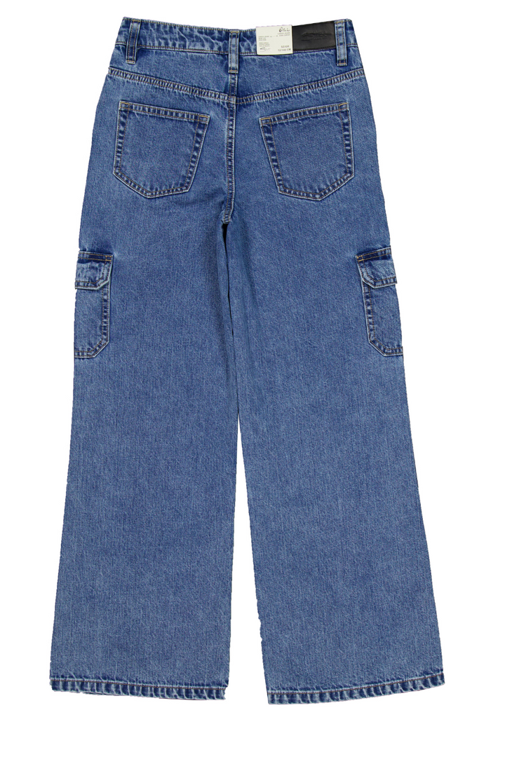 Olivia High-Rise Wide-Leg Cargo Jean