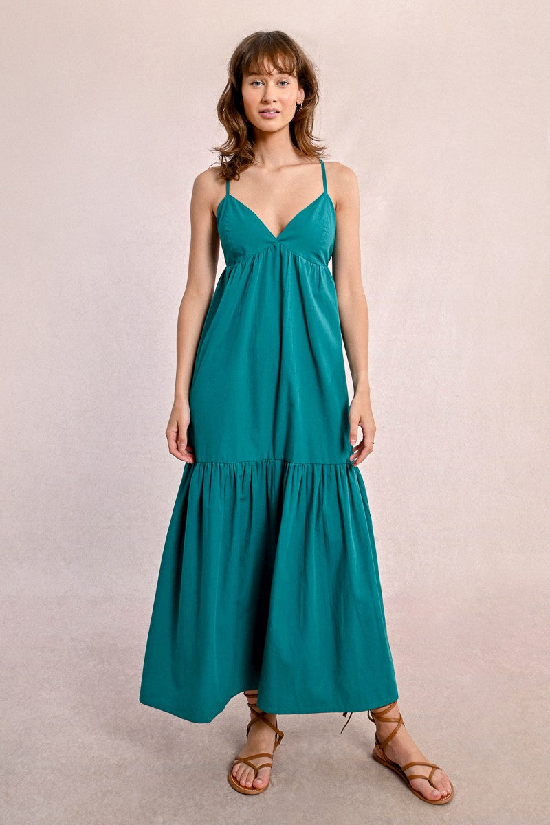 Long dress crossed in the back