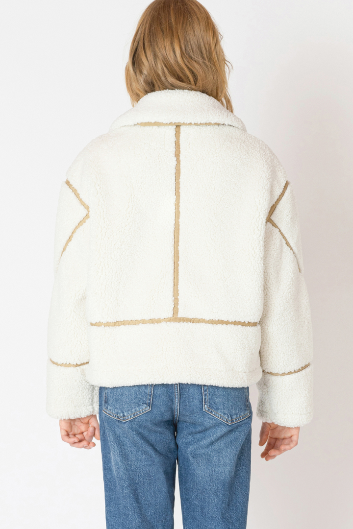 Tate Contrast Fleece Jacket