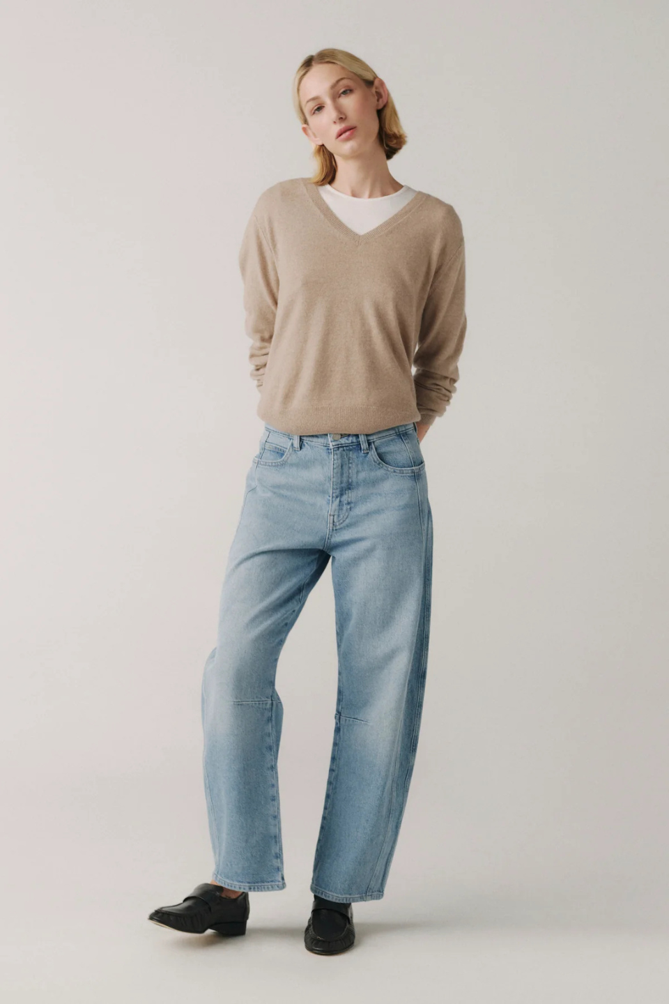 BNA - soft curve barrel jeans 28" - Hot Peppers Clothing