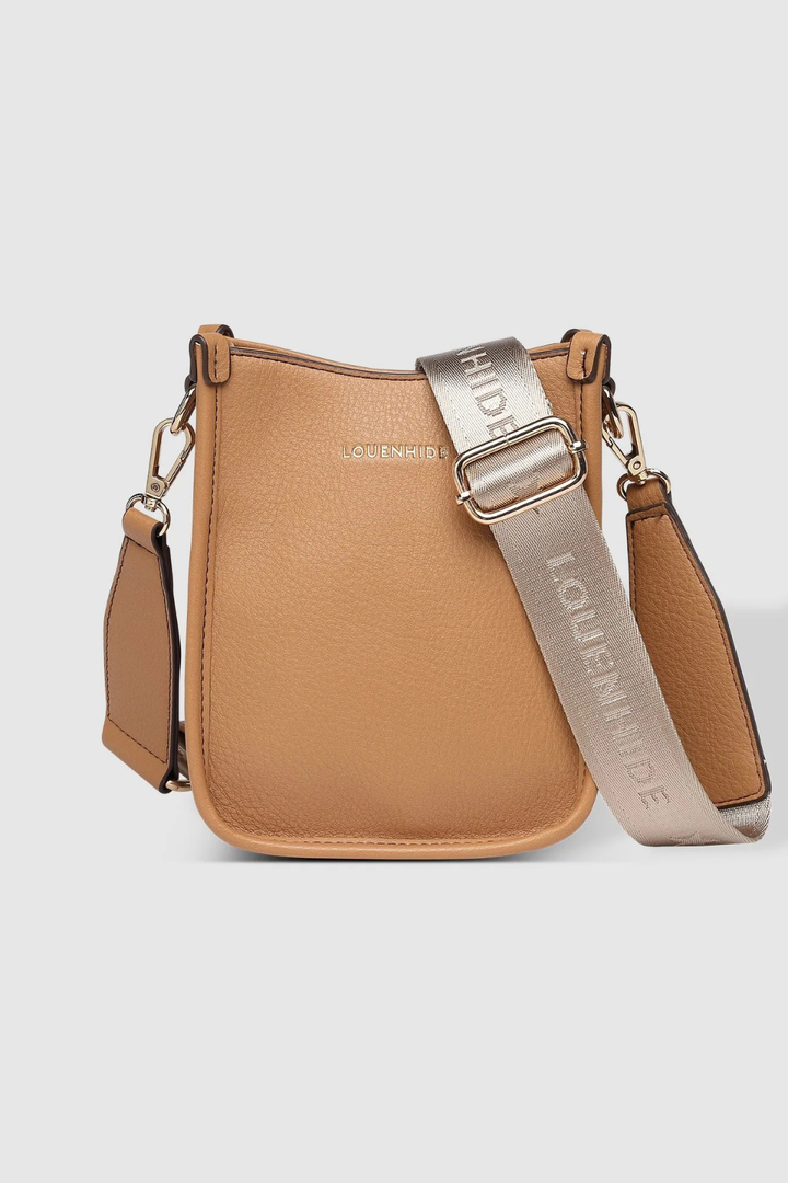 Parker Crossbody Bag in Camel