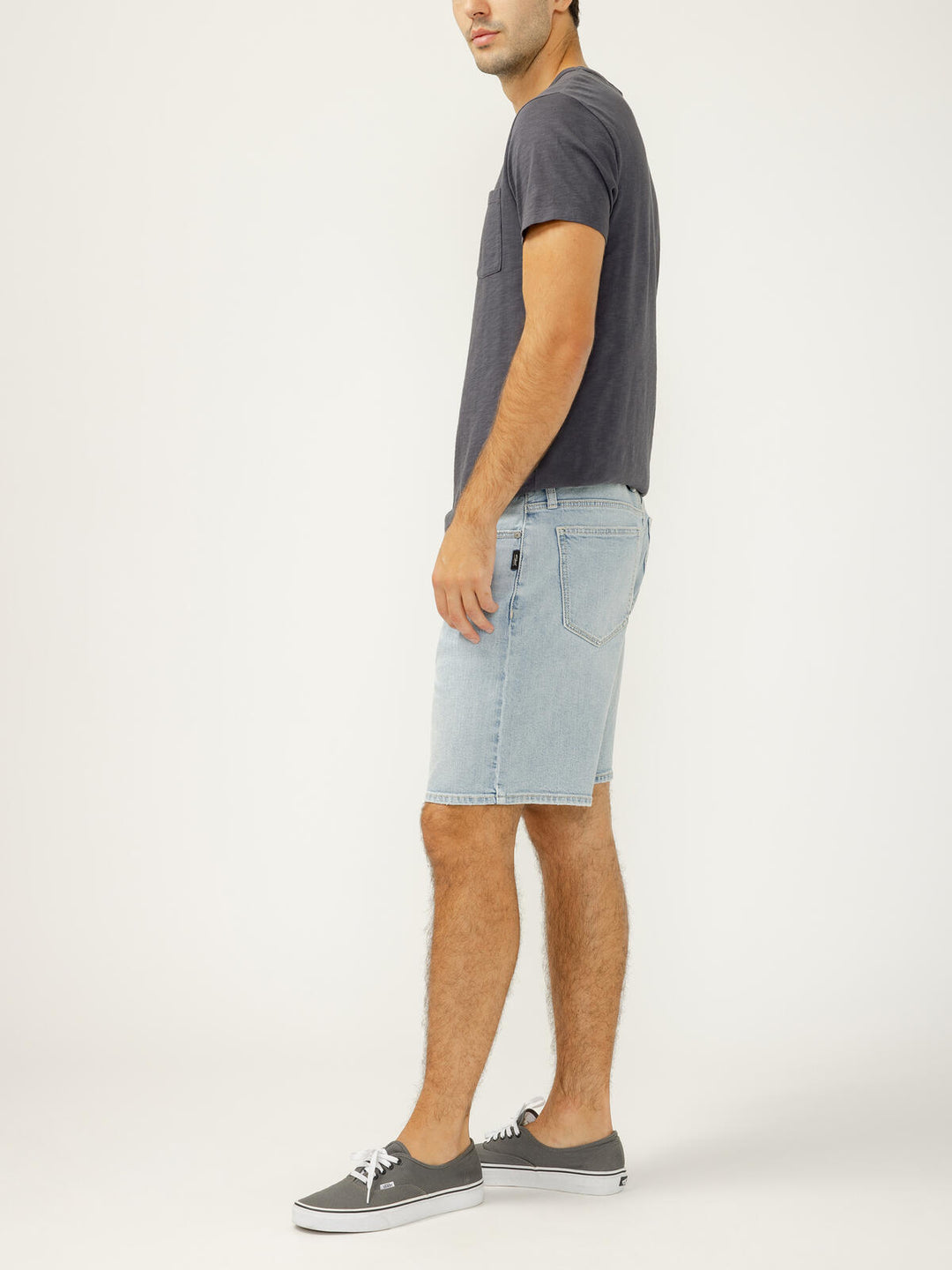 Silver Relaxed Fit Shorts SILVER