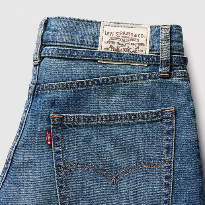 Xl Baggy Straight Linen+ Denim Jeans