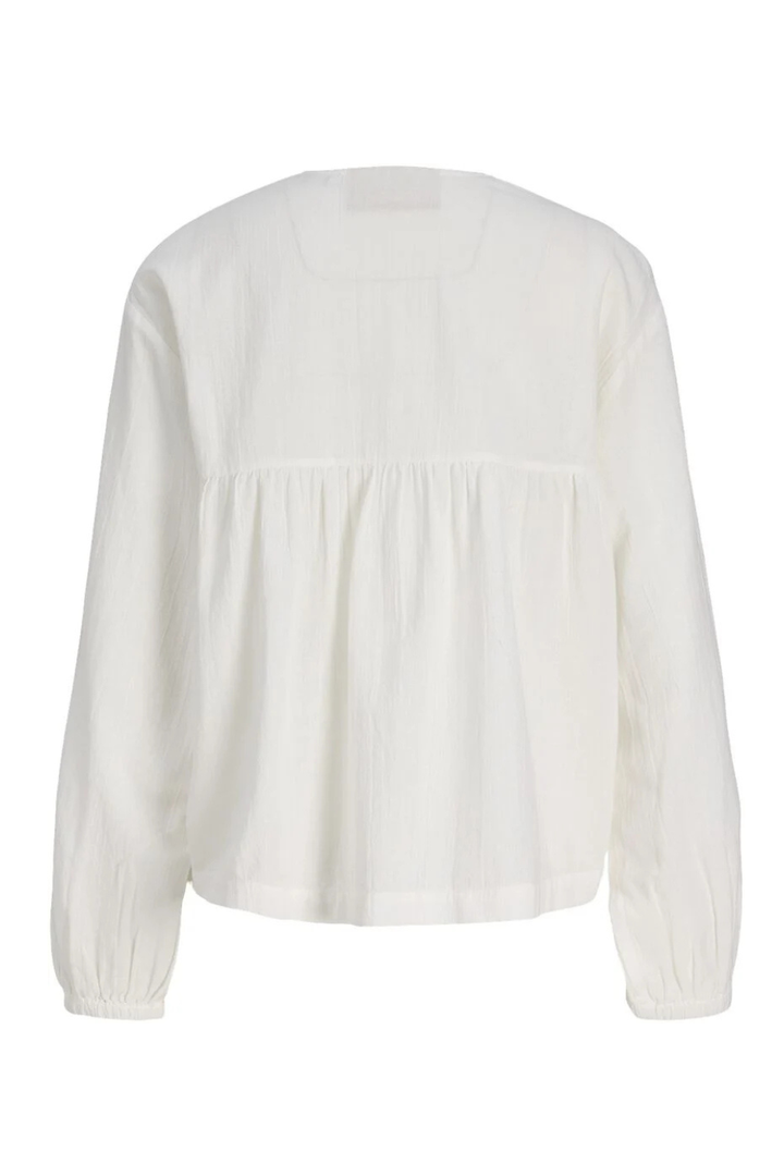 JJXX KIA STRUCTURE LS V-NECK BLOUSE - Hot Peppers Clothing