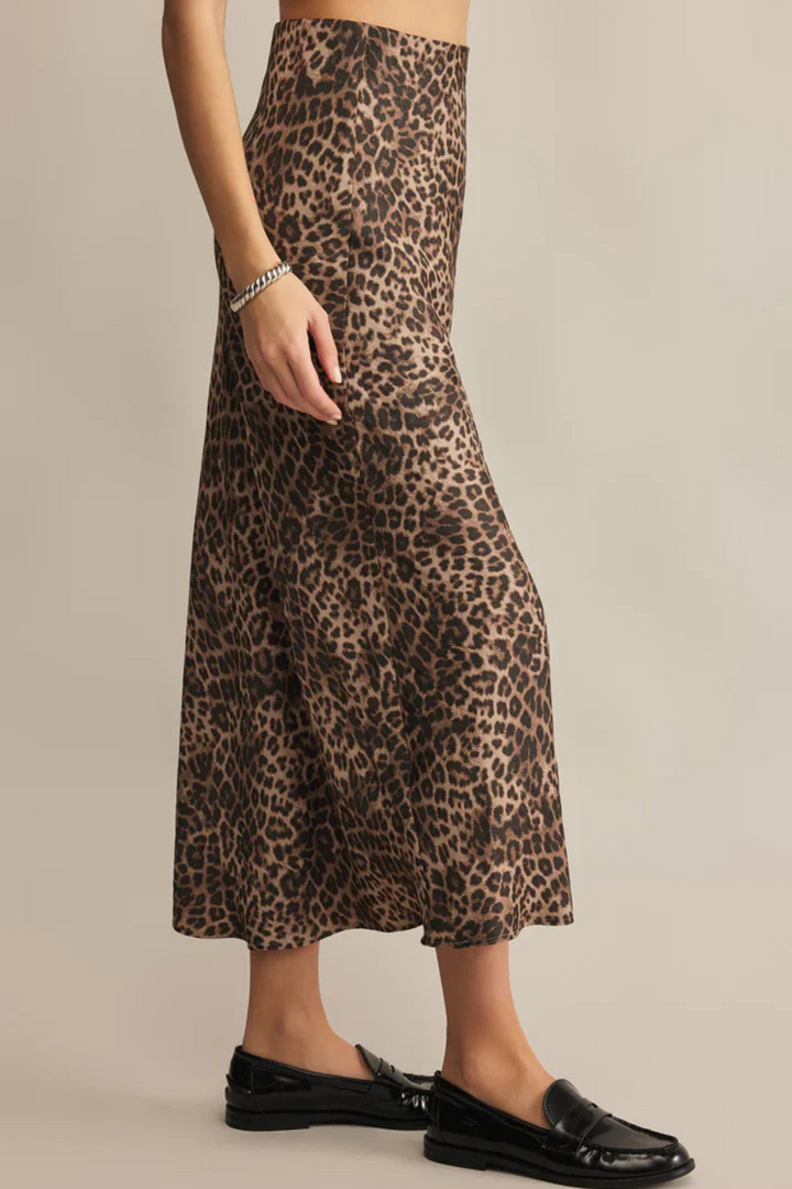 Izabel Leopard Skirt