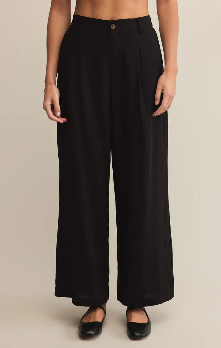 Topanga Wide Leg Linen Pant