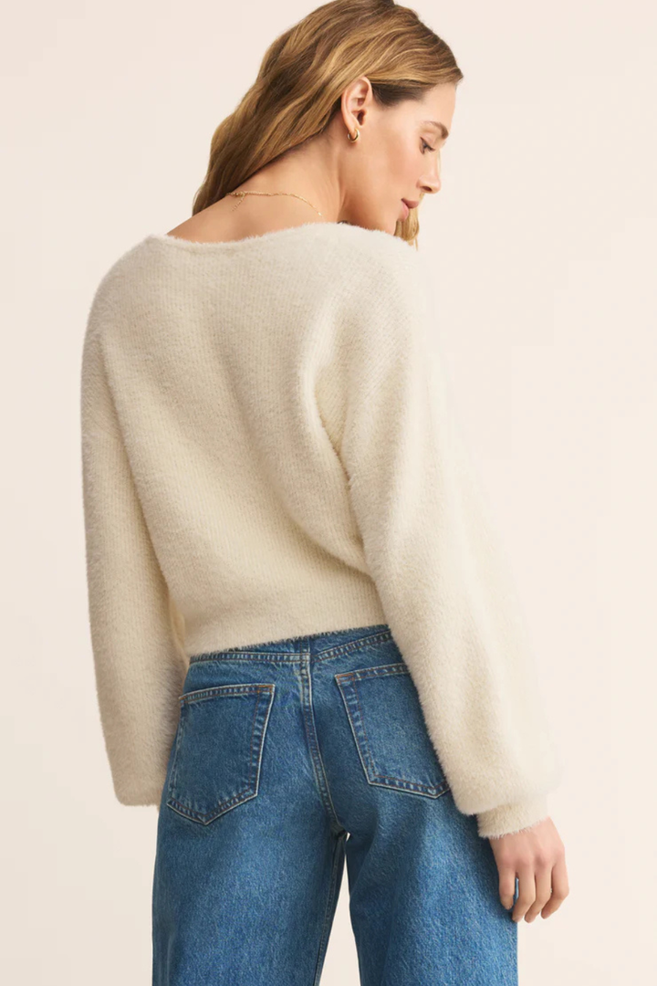 Sadira Fluffy Crop Cardigan