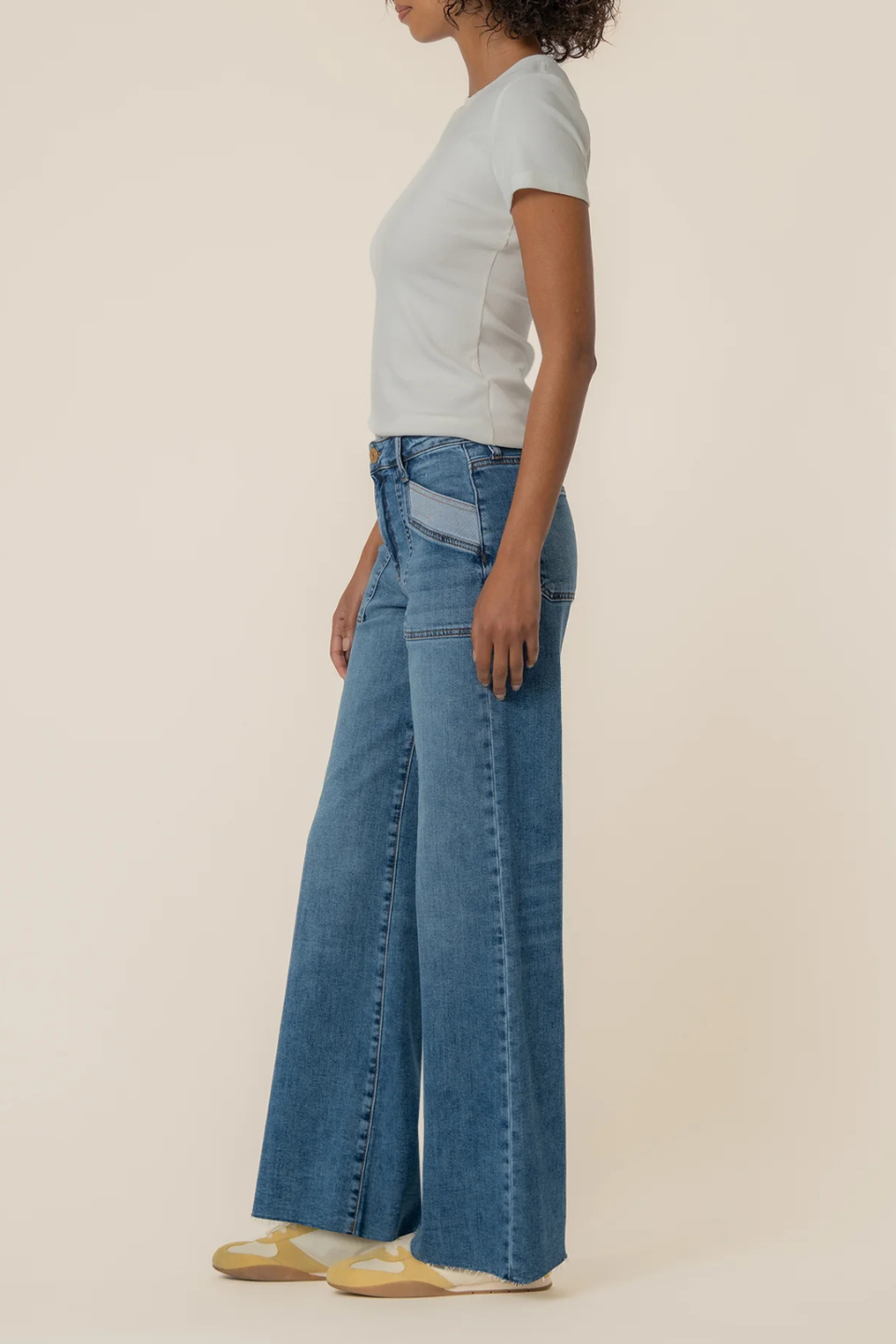 Kut From The Kloth Maya High Rise Wide Leg - Hot Peppers Clothing