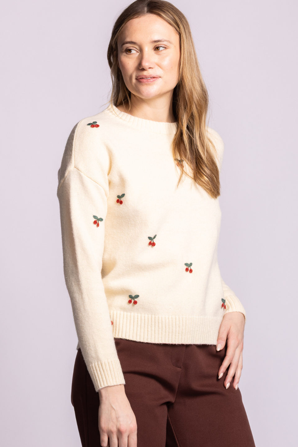 Pink Martini Livingston Sweater Off White