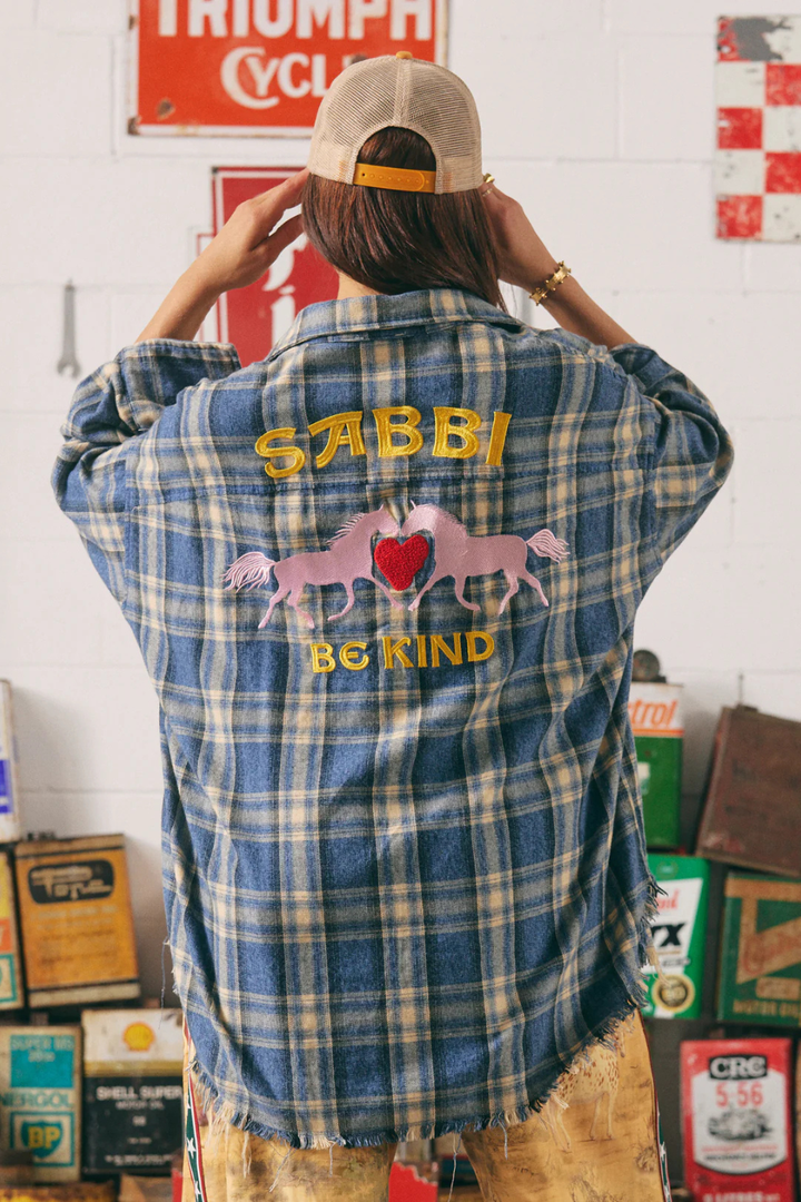 SABBI THE HORSE POWER FLANNEL SHIRT