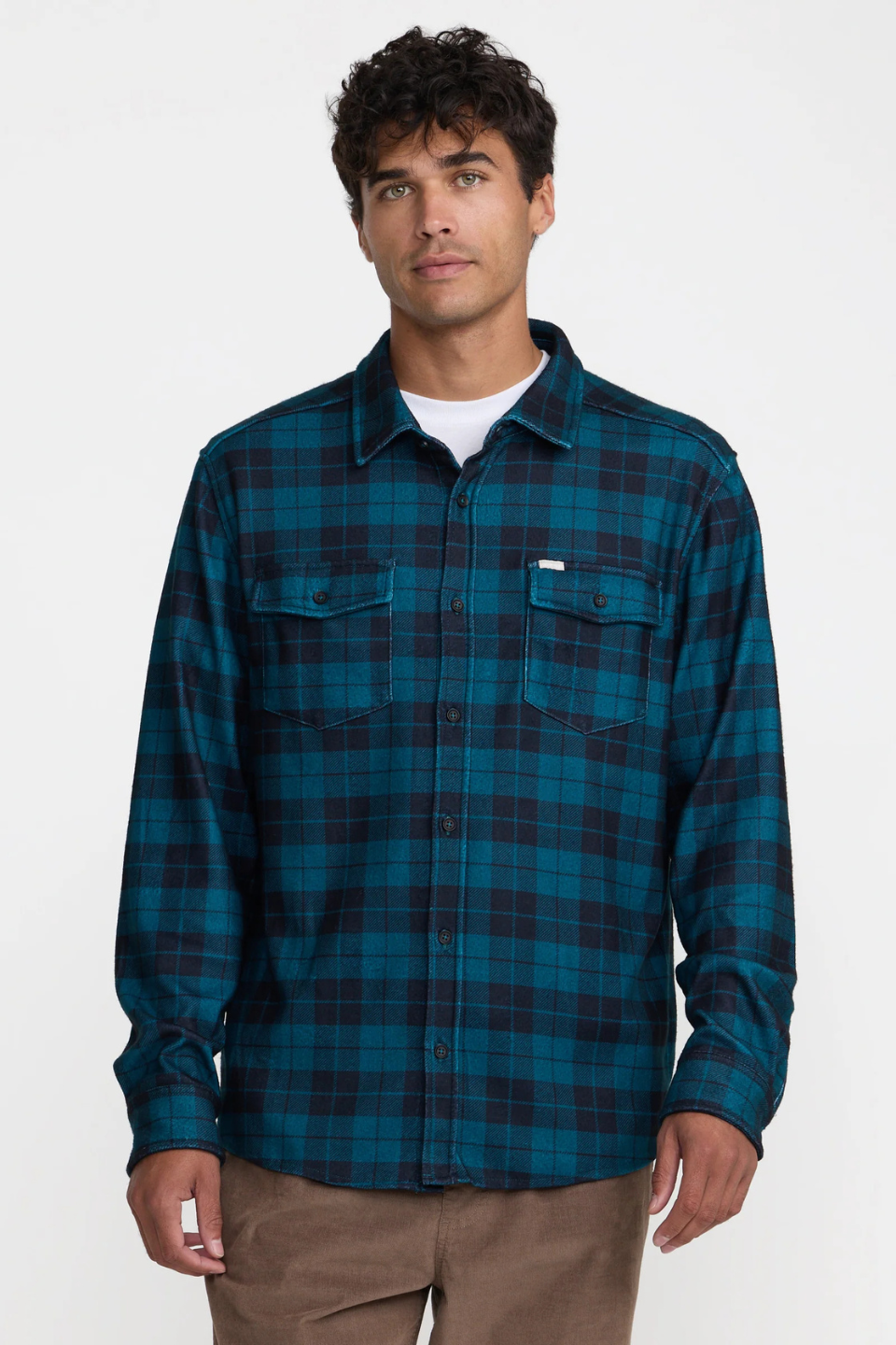 RVCA Vacancy Flannel Long Sleeve Shirt