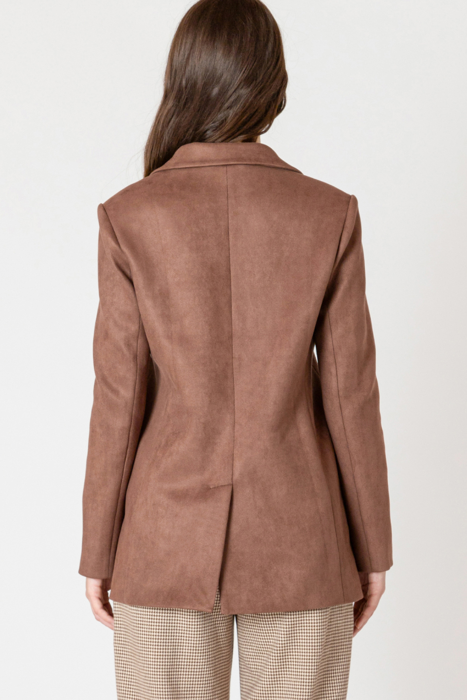 Audrey Faux Suede Blazer