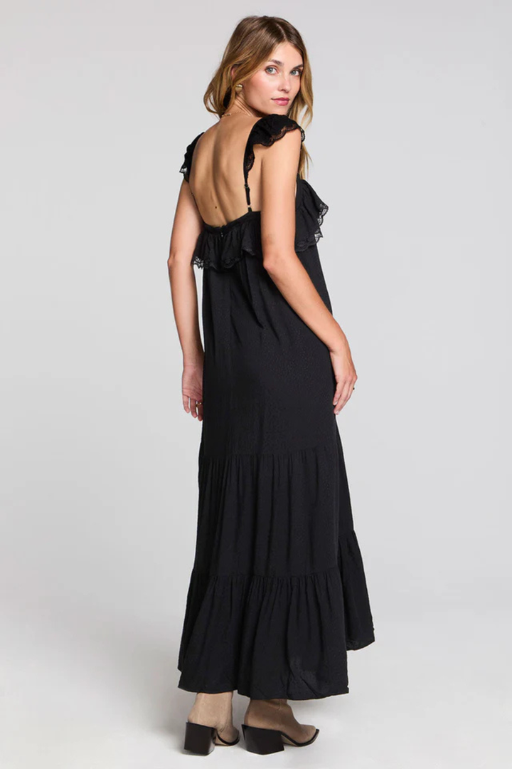 Saltwater Luxe Melia Black Maxi Dress Saltwater Luxe
