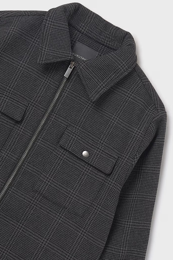 Collar Jacket in Black