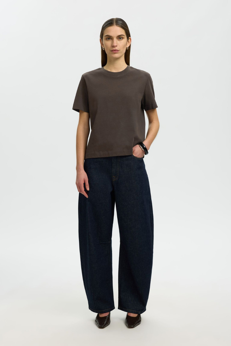 Selected Organic Cotton Boxy T-Shirt