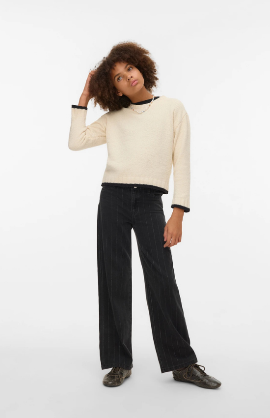 DAISY High rise Wide Leg Fit Jeans