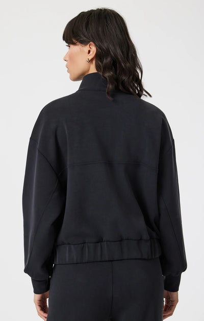 Sporty Luxe Tencel™ Full Zip Sweatshirt