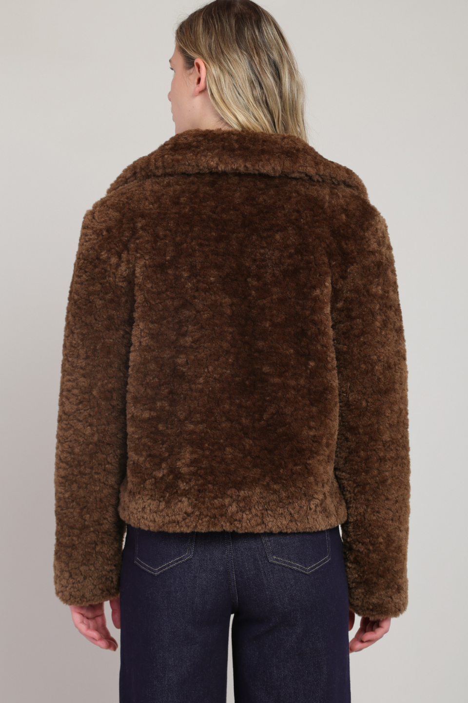 Room 34 Romy Faux-Fur Cropped Coat