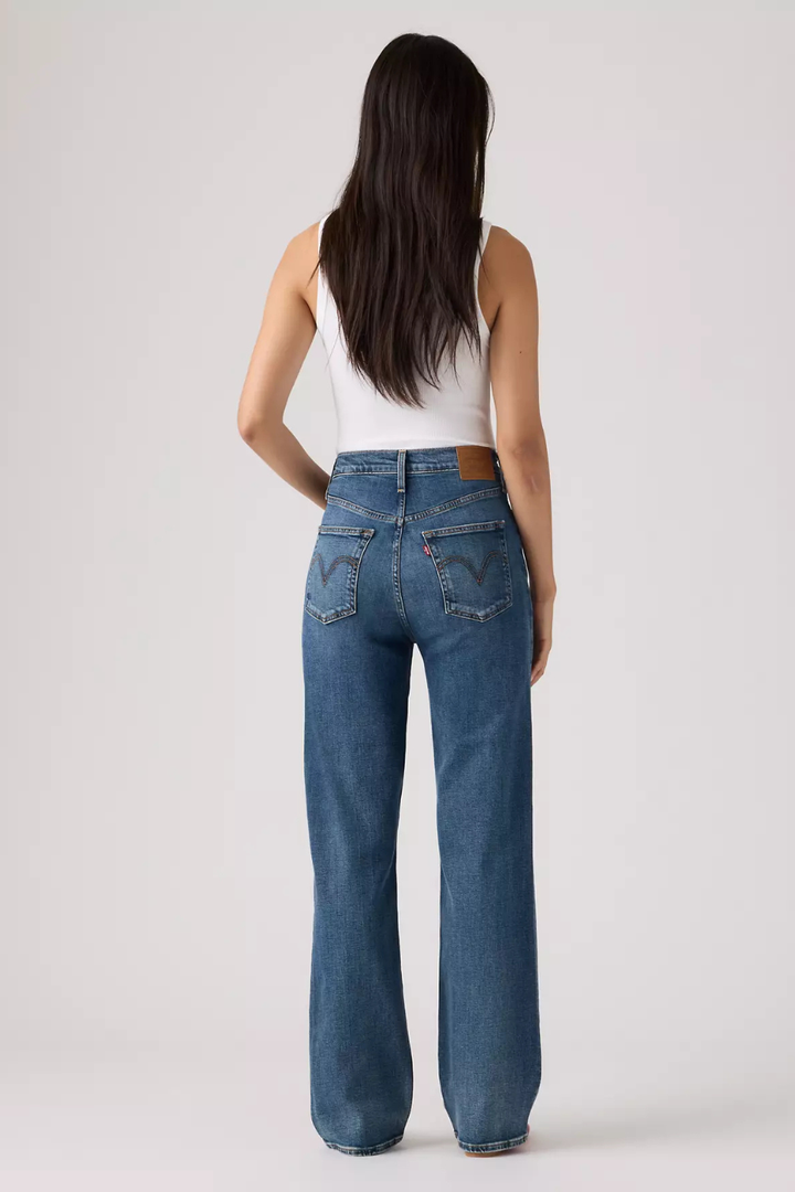 LEVIS Ribcage Full Length Candiani Denim Jeans - Hot Peppers Clothing