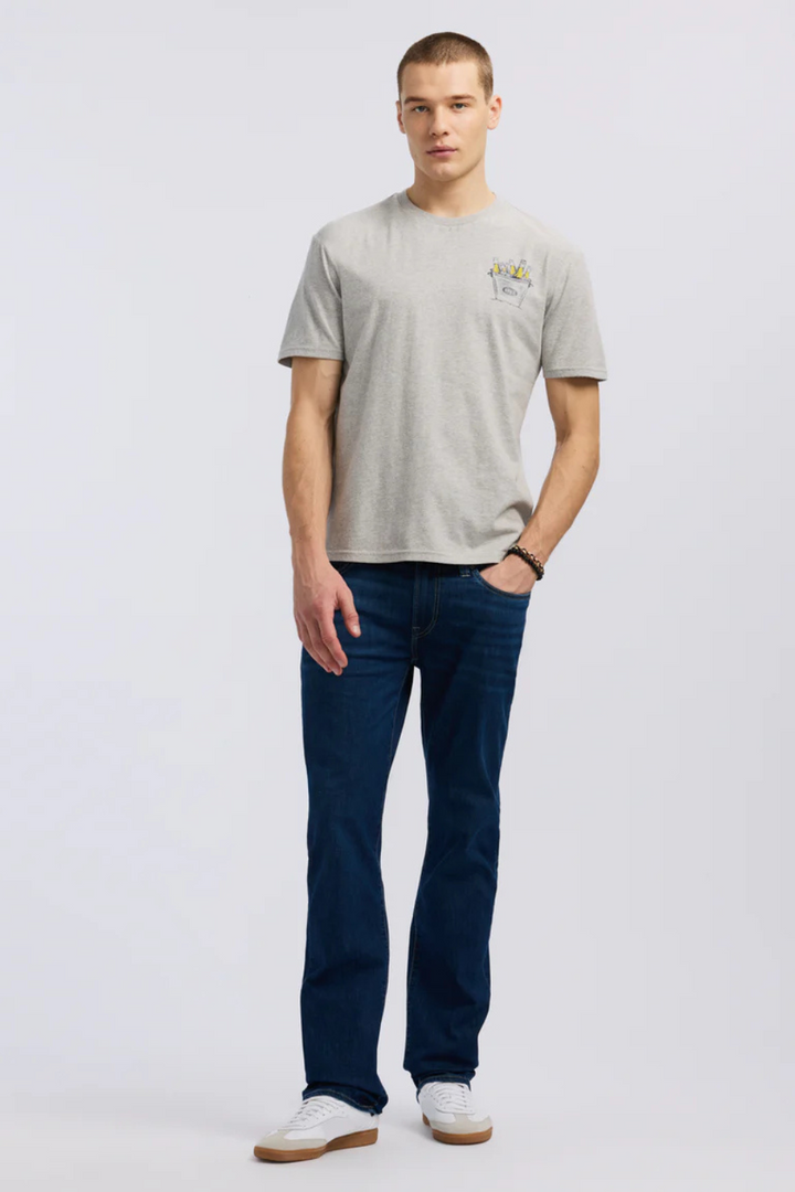 Straight Six Jeans in Authentic Worked Indigo