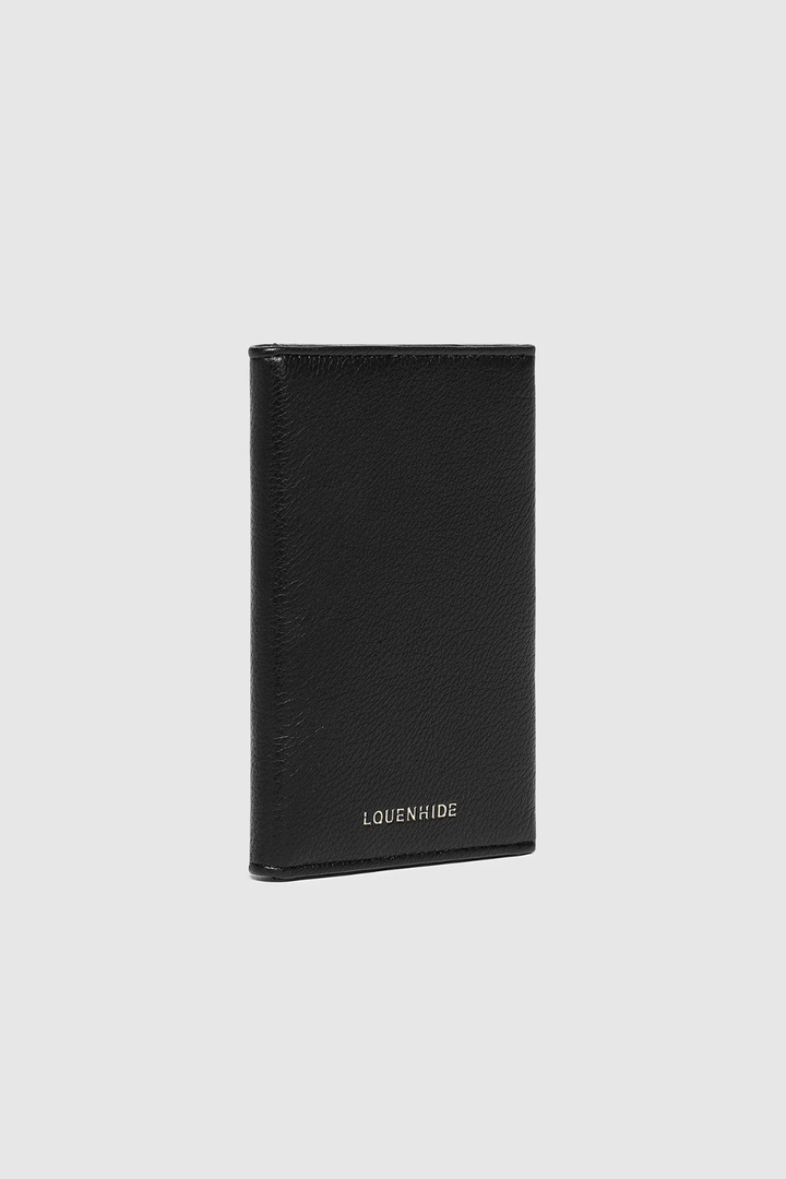 Venice Passport Holder in Black