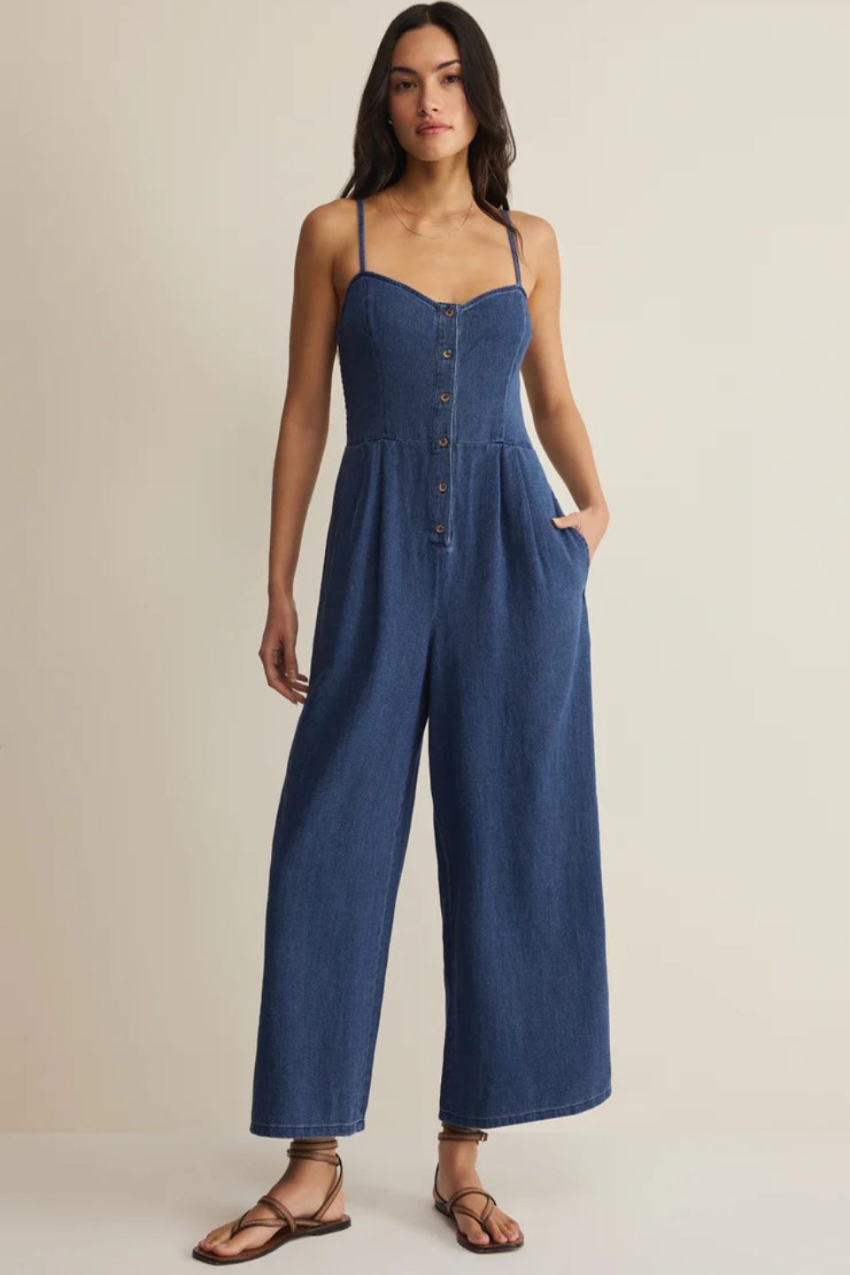 Z Supply Angel Eyes Twill Jumpsuit Z SUPPLY