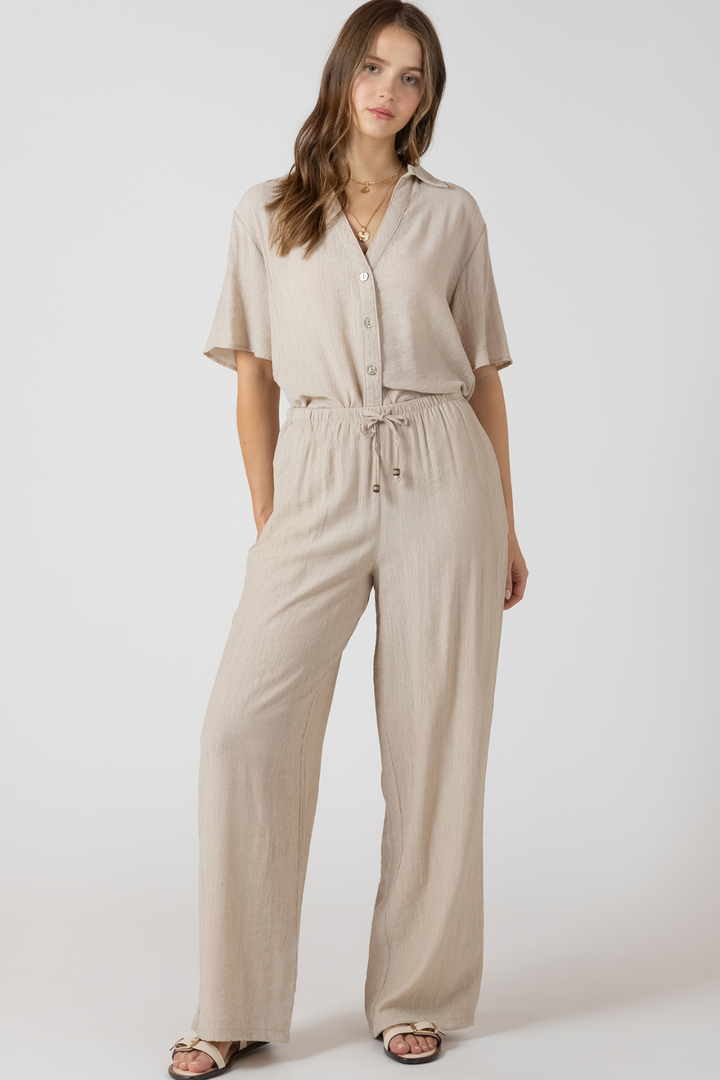 Dex Dune Drawstring Wide Pant - Hot Peppers Clothing