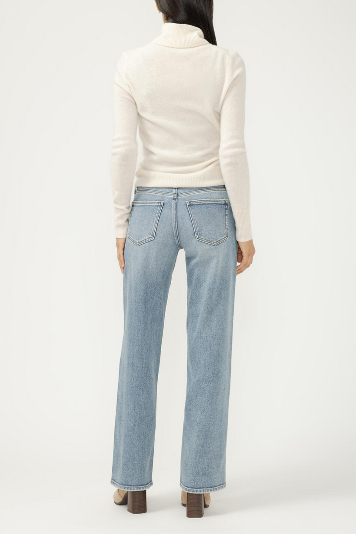 Loose & Low Rise Straight Leg Jeans