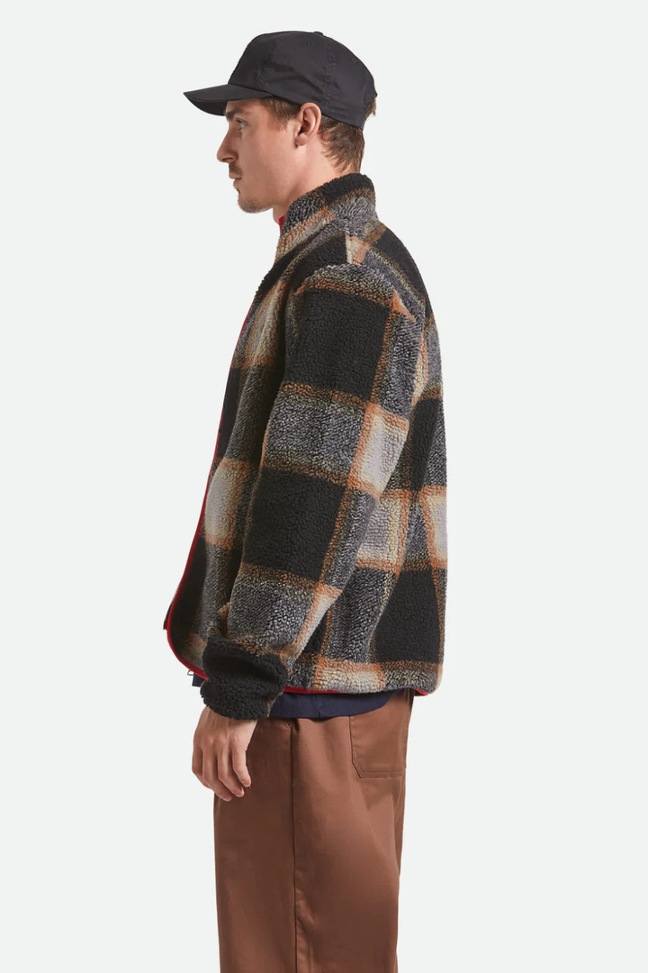 Buffalo Plaid Sherpa Full Zip