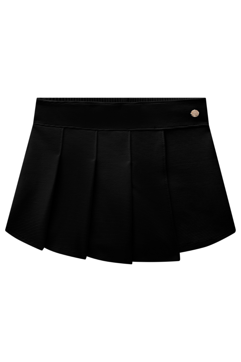 Milon Girl's Black Pleated Skort MILON
