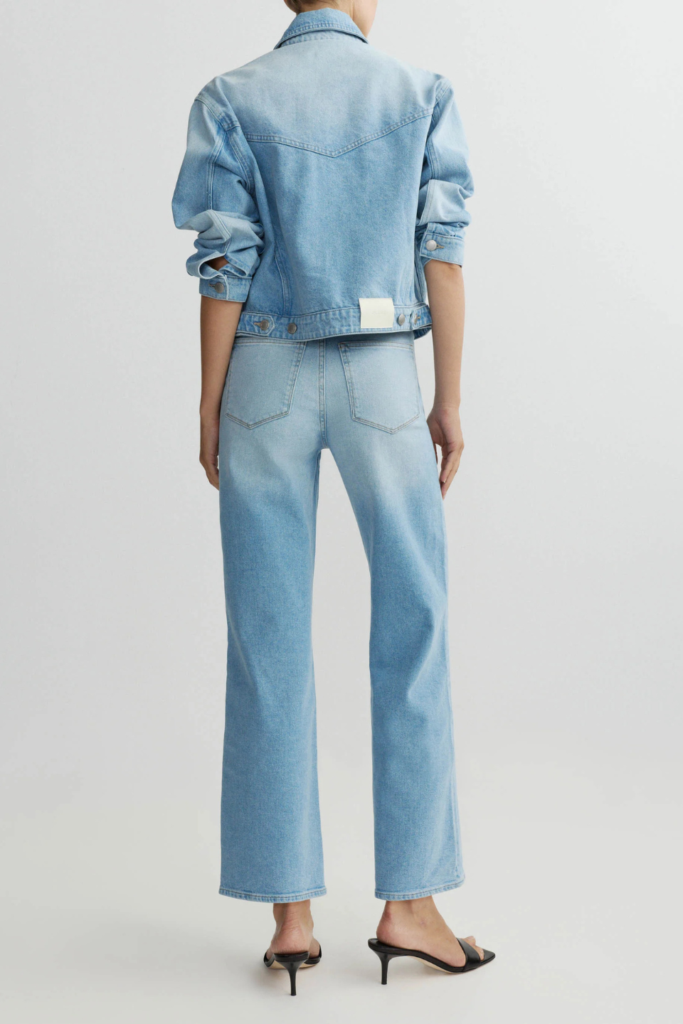 Karmine Refined Wide Leg High Rise 28" Jeans