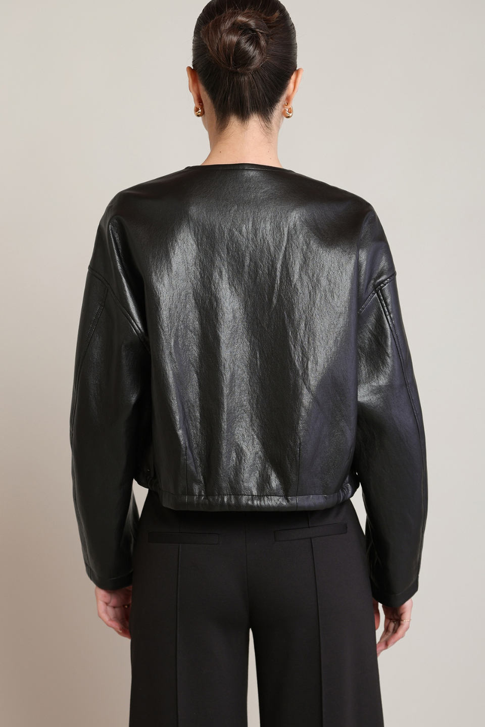 Black Tape Arden Collarless Jacket
