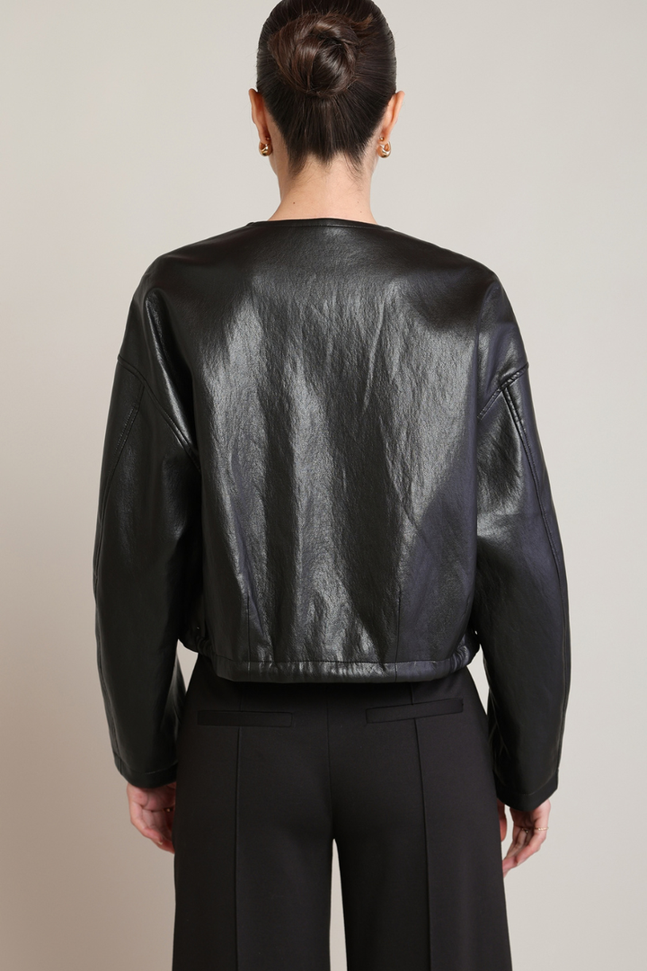 Black Tape Arden Collarless Jacket