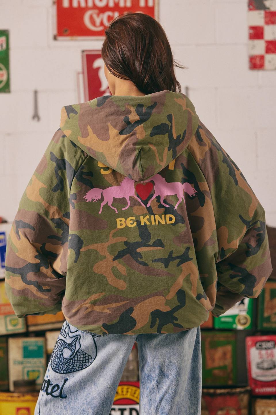 SABBI THE BE KIND BOMBER JACKET SABBI