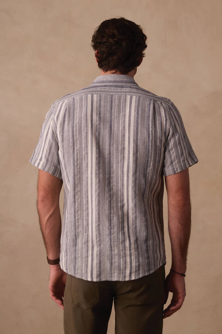 The Normal Brand Freshwater Everyday Shirt in Positano Stripe THE NORMAL BRAND