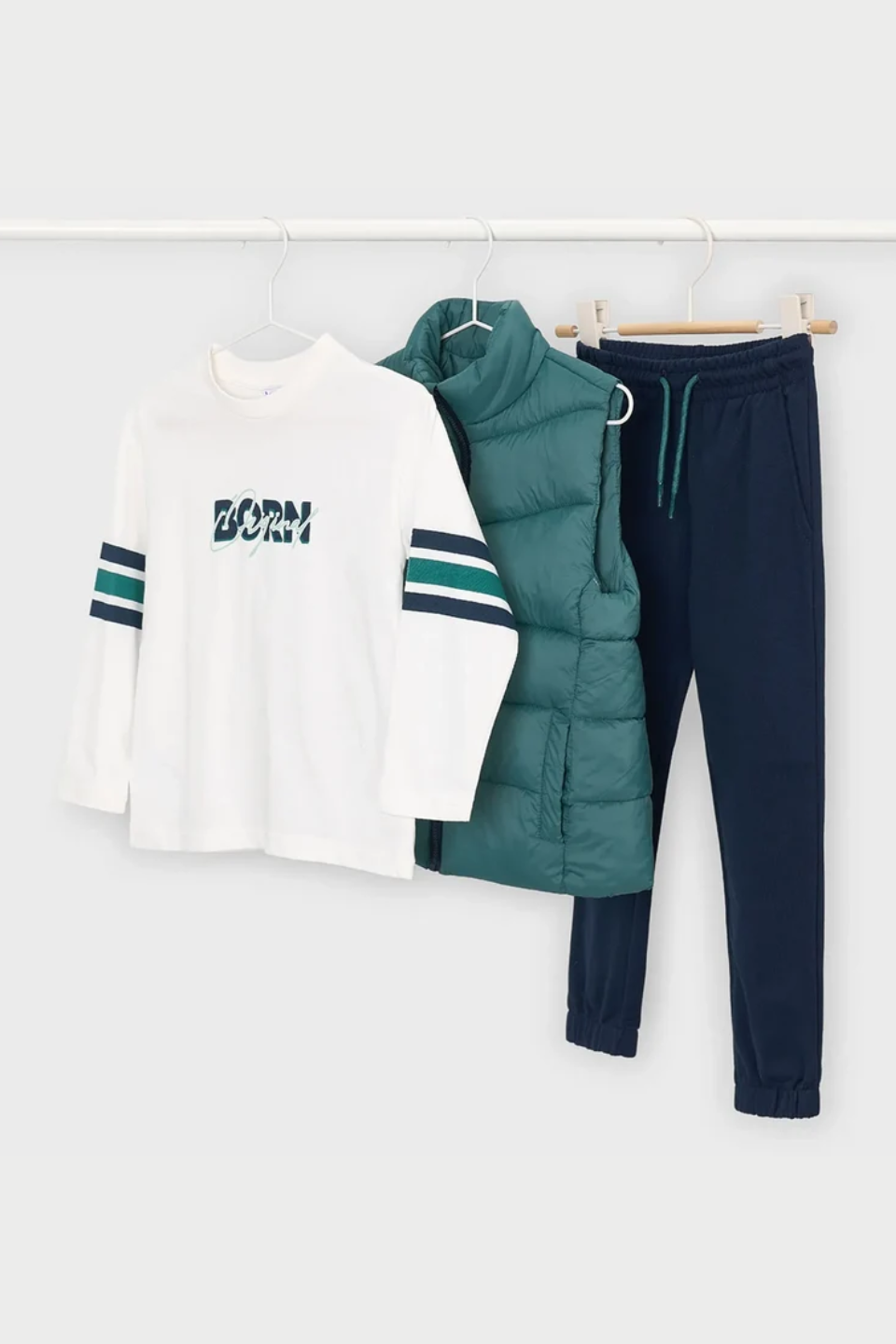 Mayoral Boy 3-Piece Tracksuit With Vest