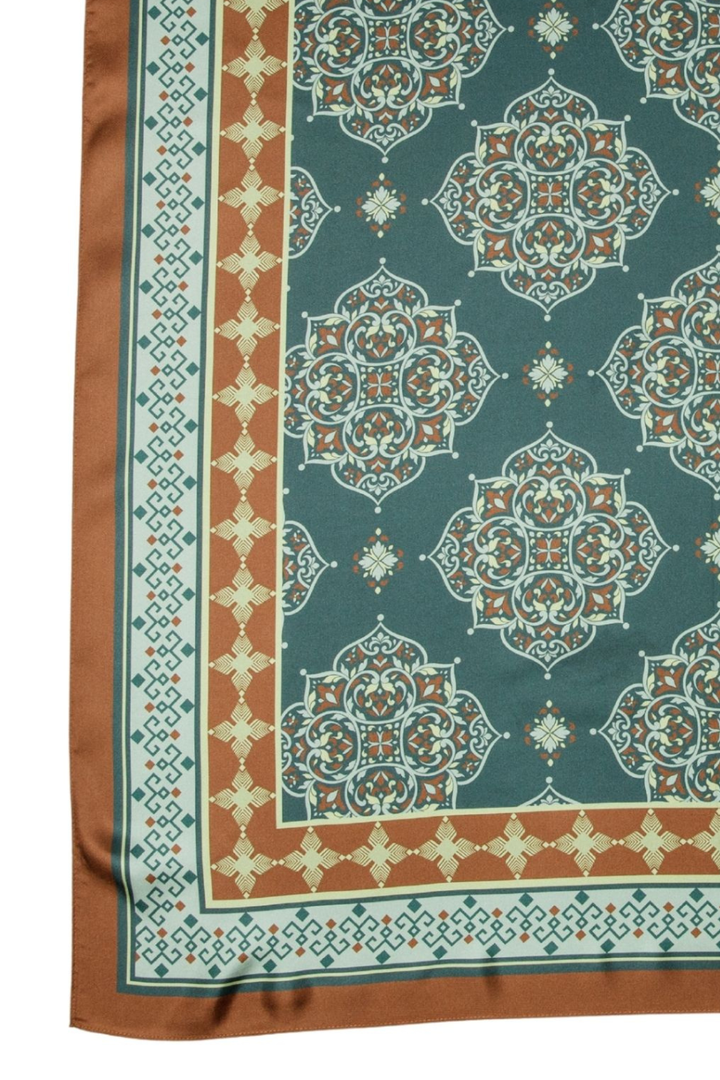 Palm Palm Cherish Silk Neck Scarf